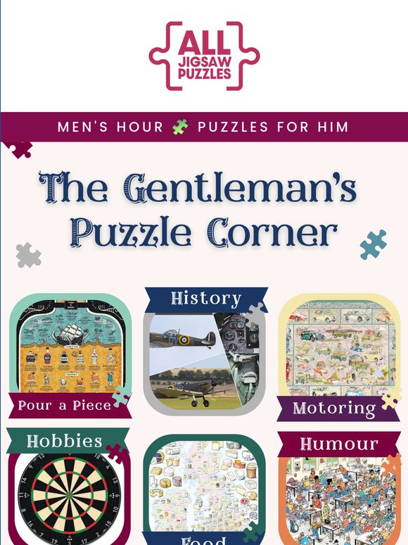 Introducing The Gentleman's Puzzle Corner 🧩