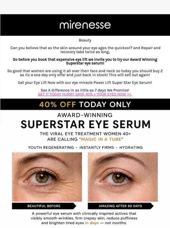 The ONLY Eye Serum You Need ✨