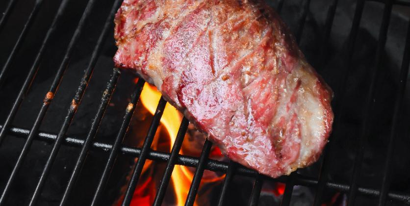 Joselito Ibérico Presa auf dem Grill