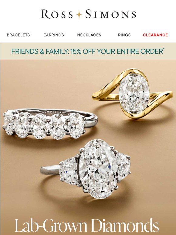 Shimmer all summer with lab-grown diamonds 💎