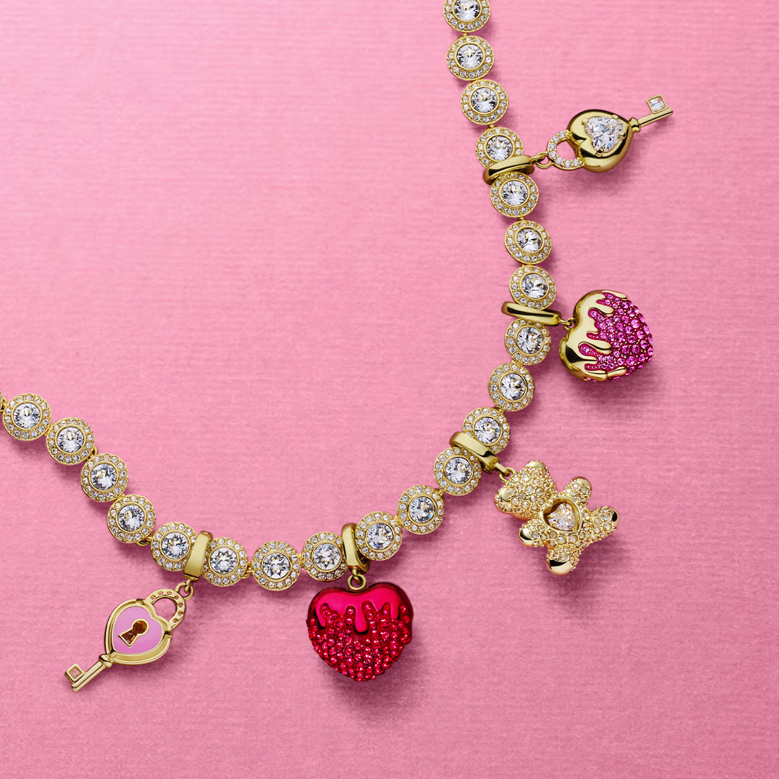 Una Angelic necklace with charms