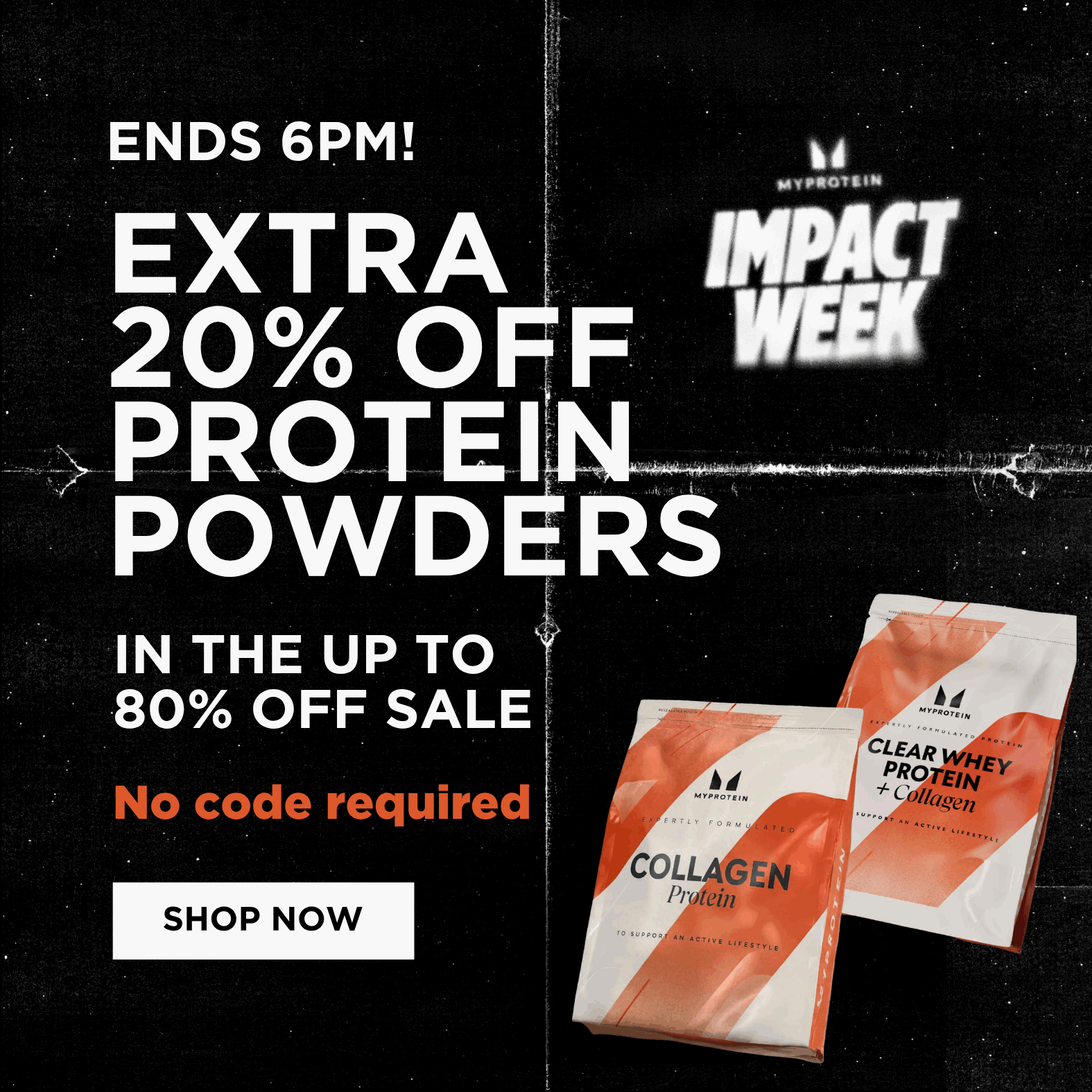 20% off protein powders