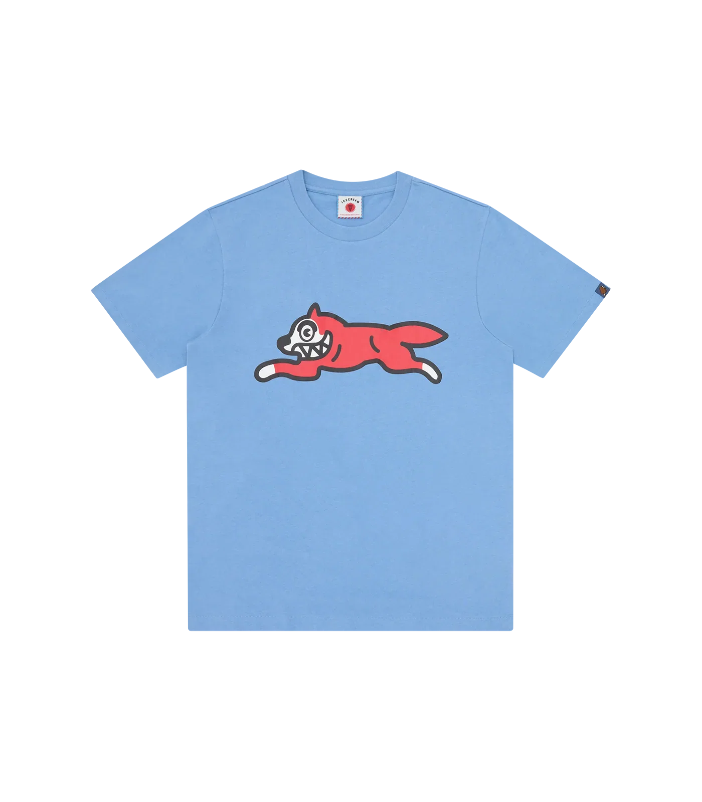 Image of RUNNING DOG T-SHIRT - BLUE