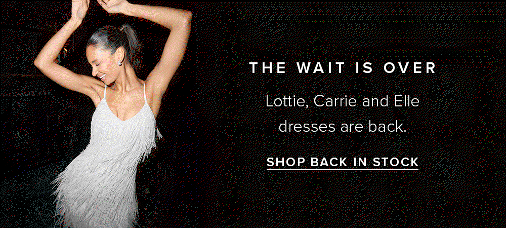 BACK IN STOCK