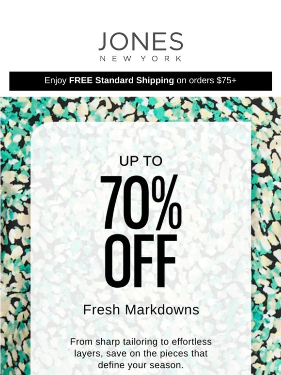 Just Added | New Styles Up to 70% Off