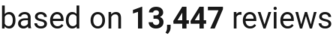 number of reviews