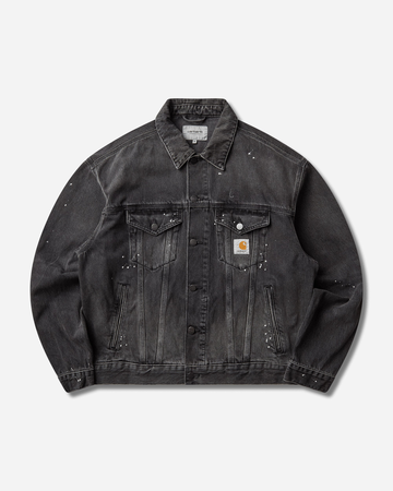 Men's Helston Jacket Black (Destroy Wash)