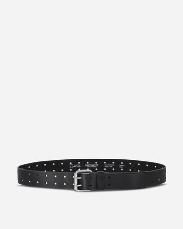 Double Script Belt Black / Silver