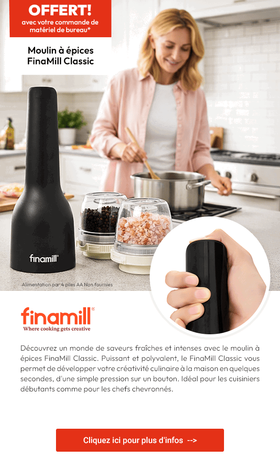 Moulin à épices FinaMill : un seul moulin pour toutes vos épices