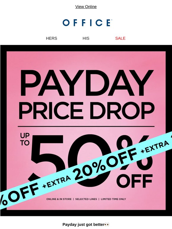 Did someone say extra 20% off?