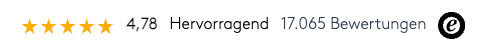 Bewertungen Trusted Shops - Hervorragend 4,79