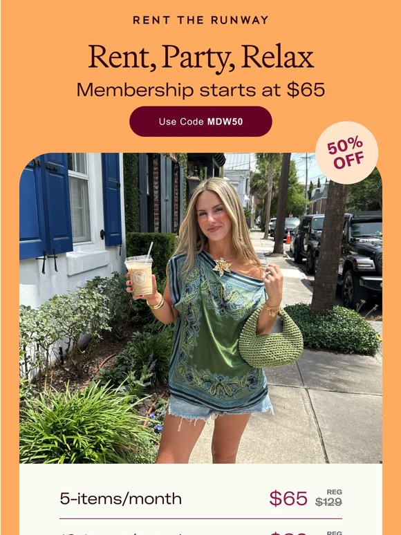 Get 50% off RTR