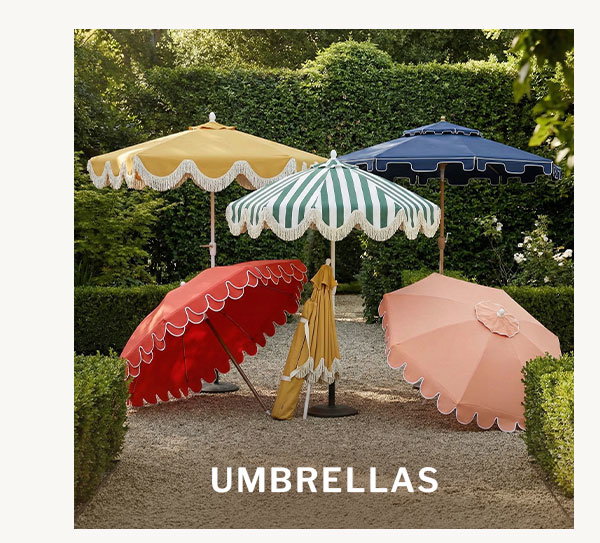 Umbrellas. 