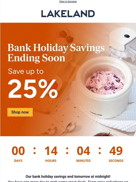 Don't miss out on these bank holiday deals!