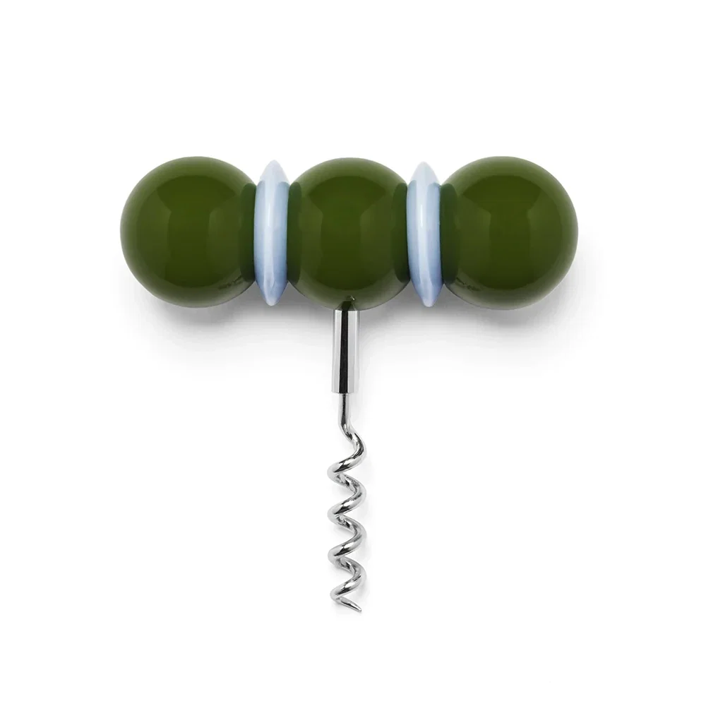Image of Bobbin Corkscrew Khaki Green & Pale Denim