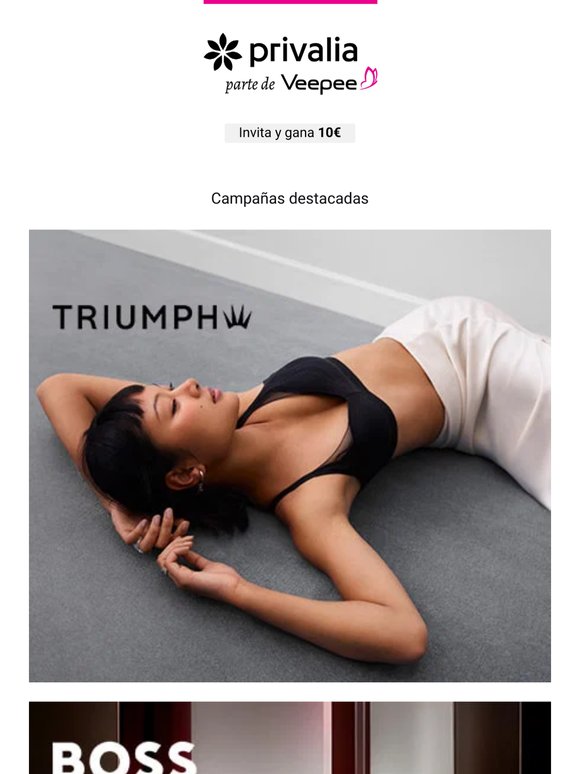 Triumph, Top Brands Eyewear, Brooks Brothers, Pink Gellac, Babaria y más hoy en Privalia