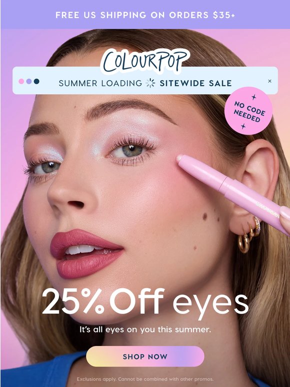 Ending soon! 25% off all eyes 💖