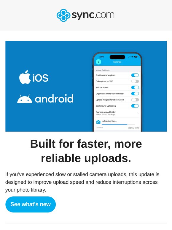A faster, more reliable mobile experience