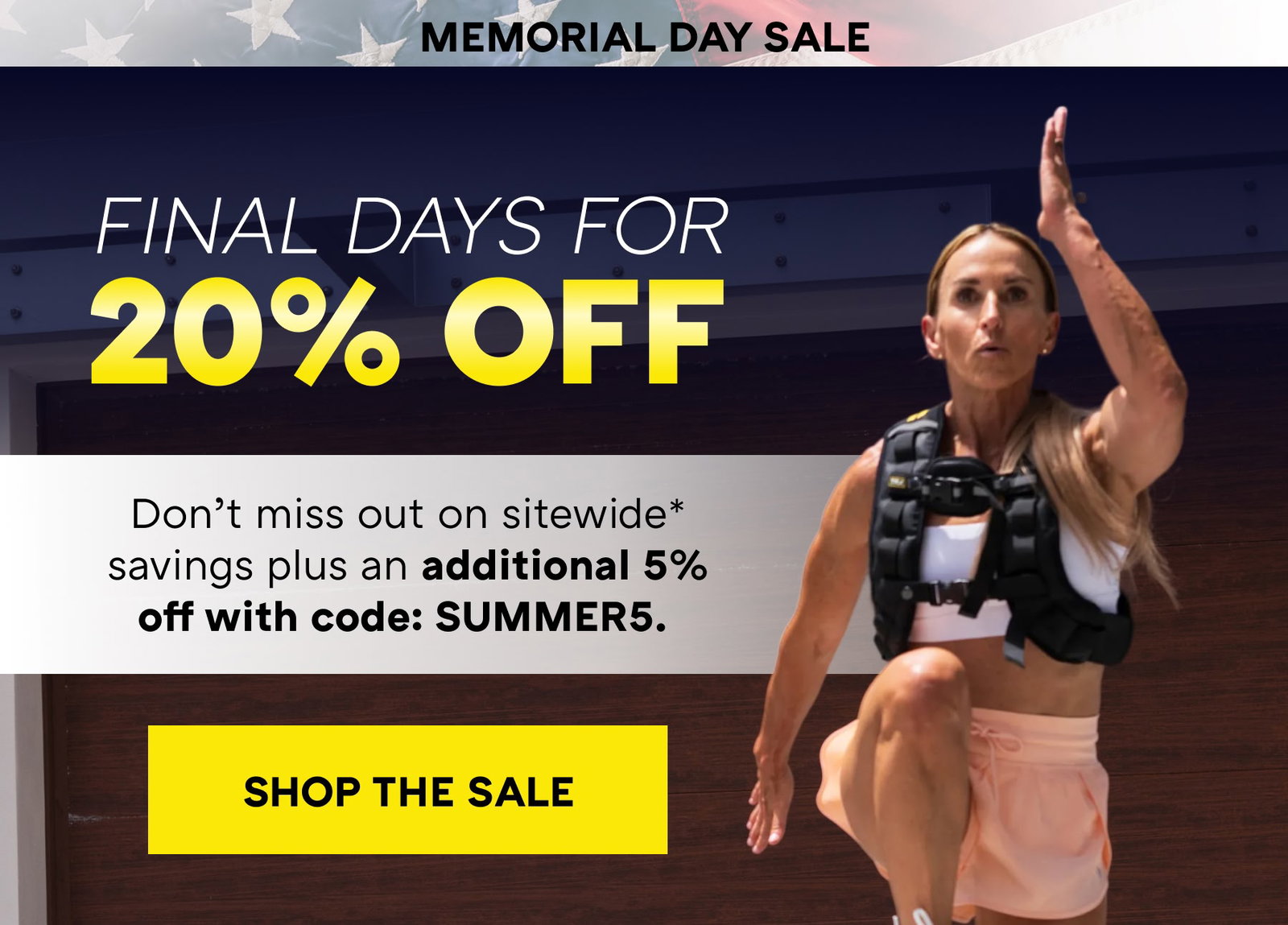 FINAL DAYS FOR 20% OFF