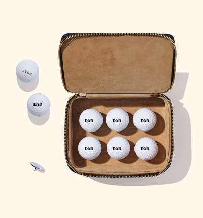Personalised Golf Balls Set