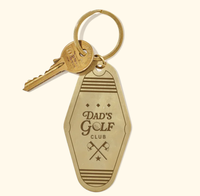 Personalised Motel Keyring
