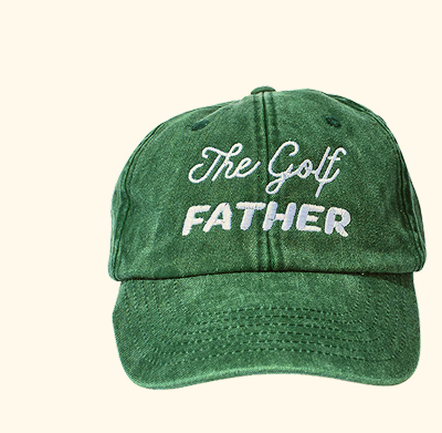 Personalised Vintage Cap in Green