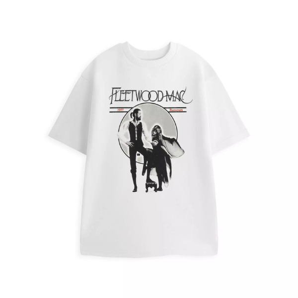 Fleetwood Mac Mens Black Rumours Short Sleeved T-Shirt