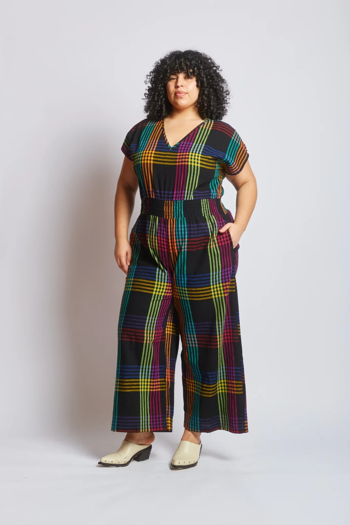 Image of MARIE CINCH JUMPER | FIREFLY CHEX