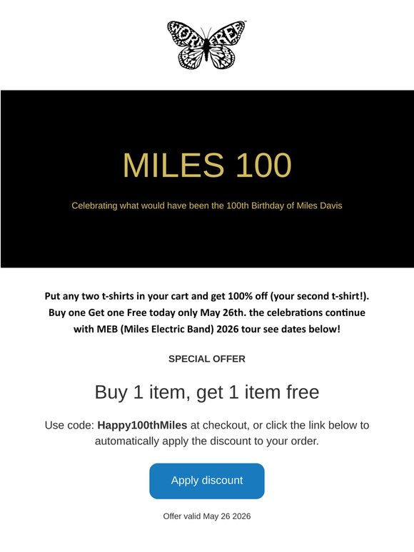 Miles Davis 100th Birthday Celebration!