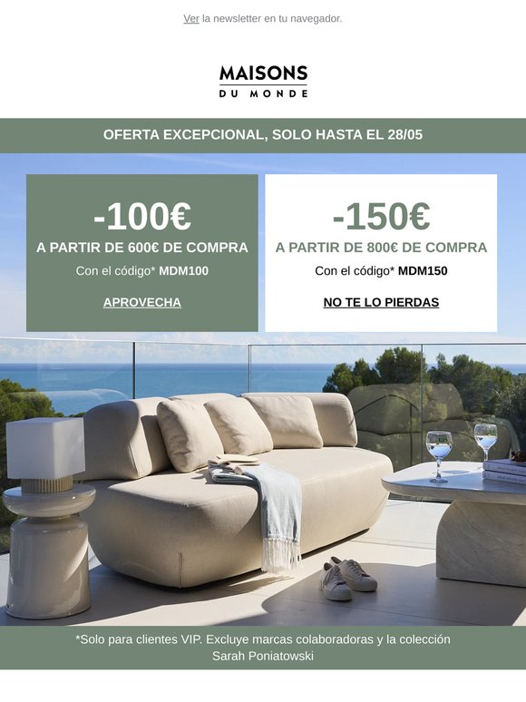 Ya disponible: Hasta 150€ de descuento inmediato