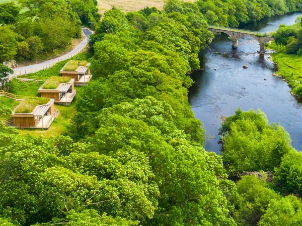 Whispering Water Lodges - on the banks of the River Tees