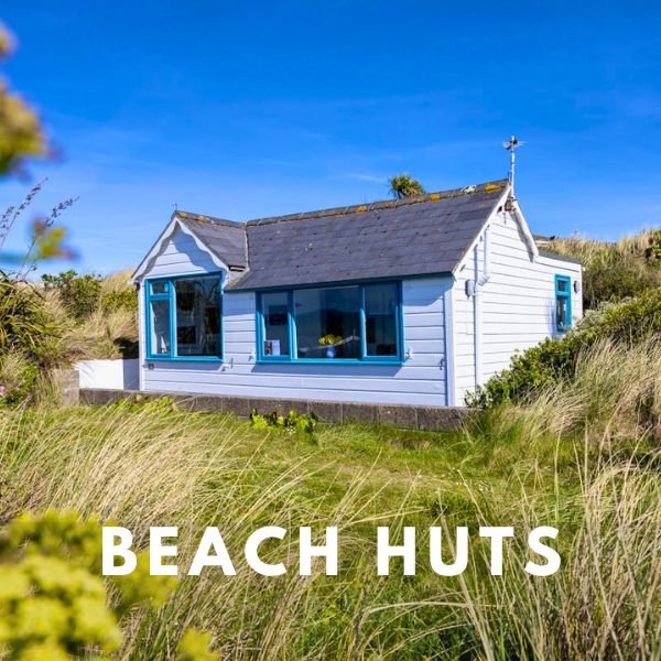 Beach huts & cabins by the sea