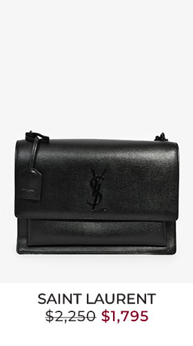 Saint Laurent 2020 Black Leather Large Sunset Shoulder Bag