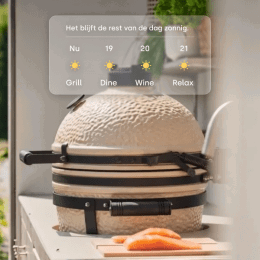 BASTE kamado bbq small - 16 inch - Beige