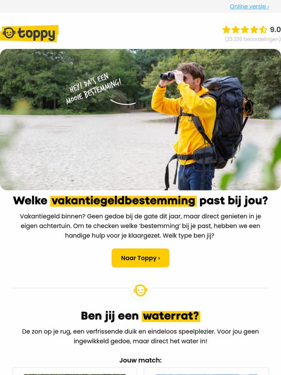 Welke vakantiegeld-bestemming past bij jou? 🧳