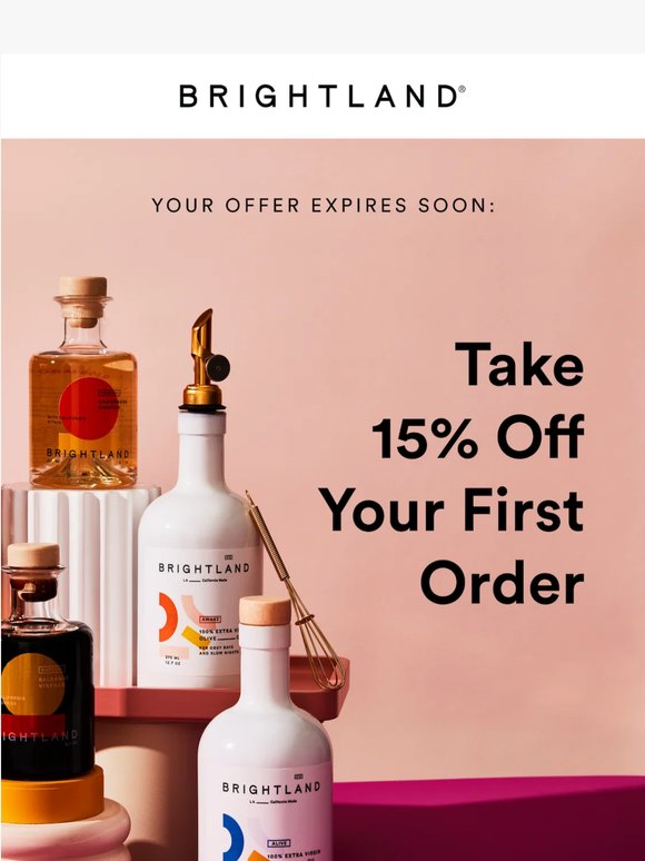 Still want 15% off your purchase?