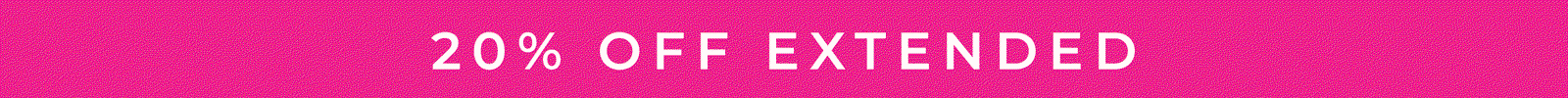 20% Off Extended