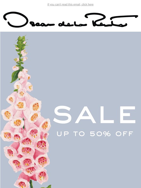 Sale Has Arrived: Up to 50% Off