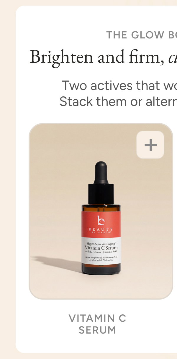 Brighten and firm, clean ingredients only. Vitamin C Serum