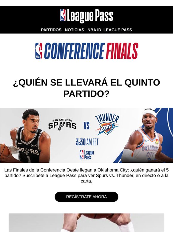 No te pierdas el partido 5 🔥