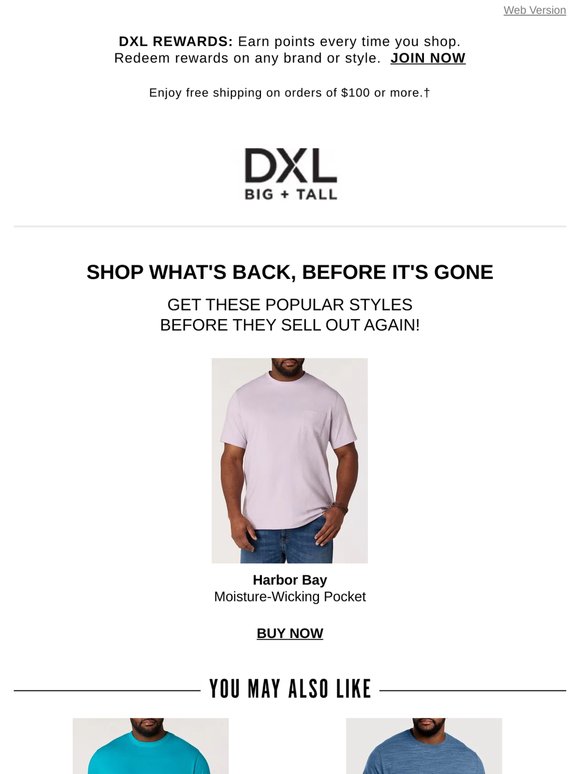 Back In Stock + Going Fast