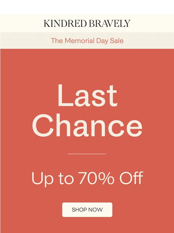 Last Chance: The Memorial Day Sale Ends Tonight