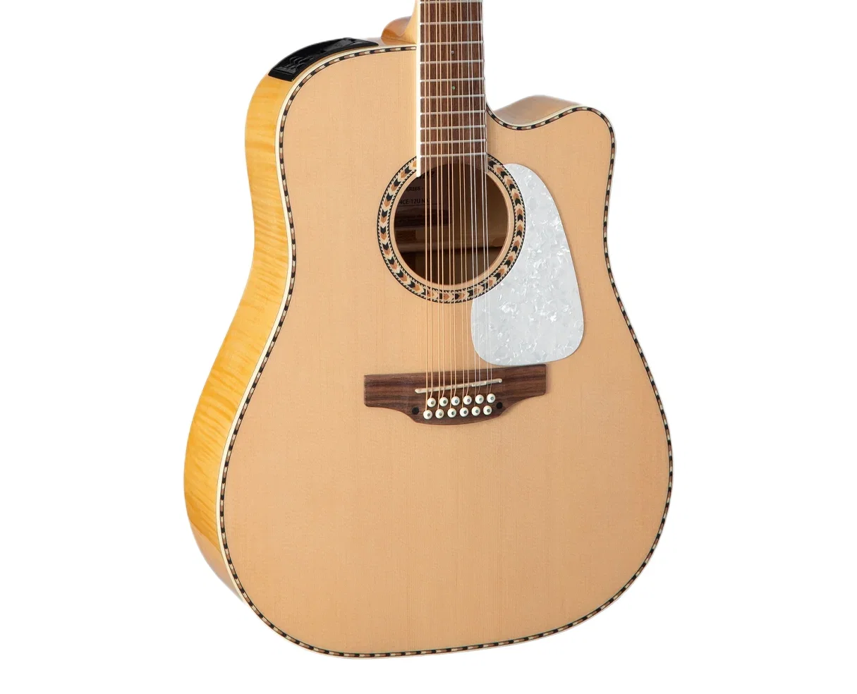 Image of Takamine GD74CE-12U 12-String Acoustic-Electric Guitar -Natural w/Gig Bag