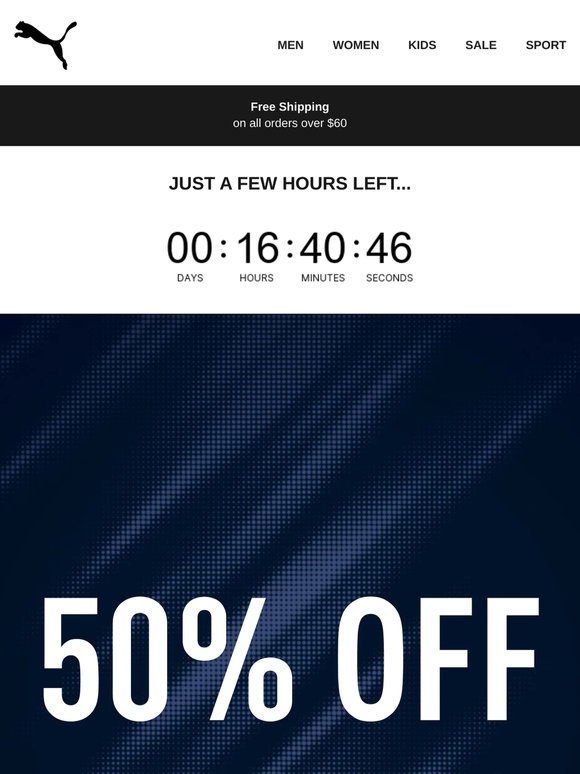 50% Off ⏰