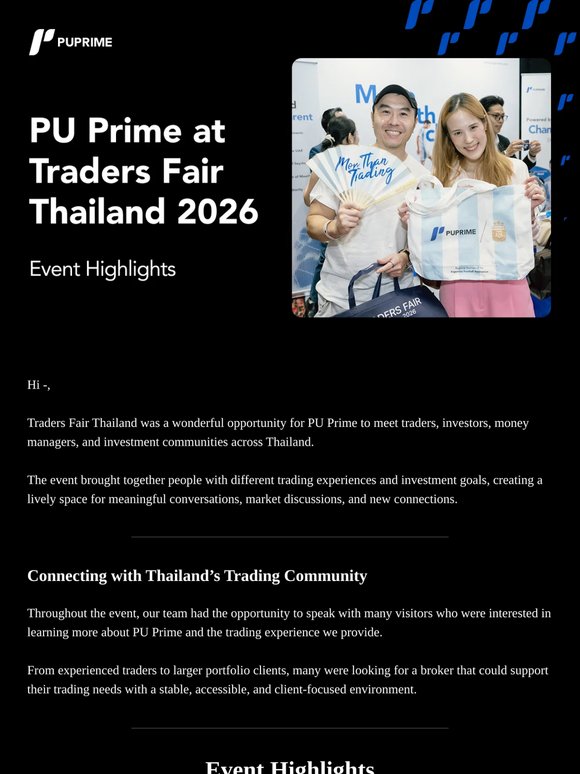Great Moments from Traders Fair Thailand