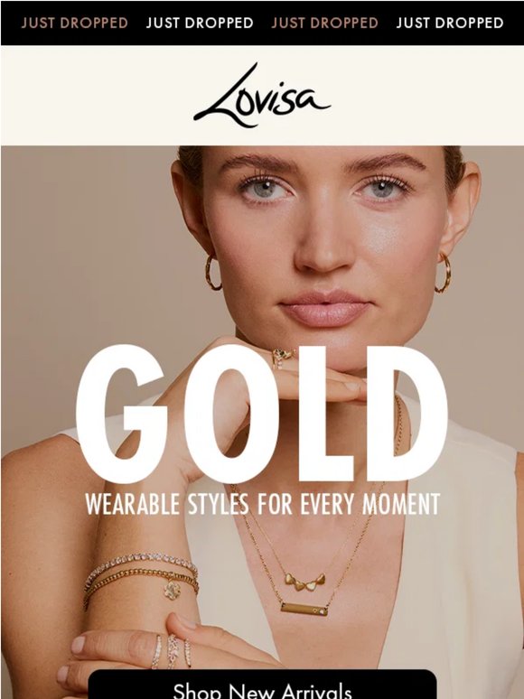 JUST IN: gold for every moment