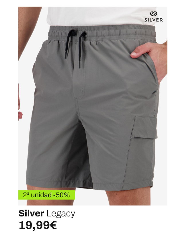 Silver Pantalón corto cargo