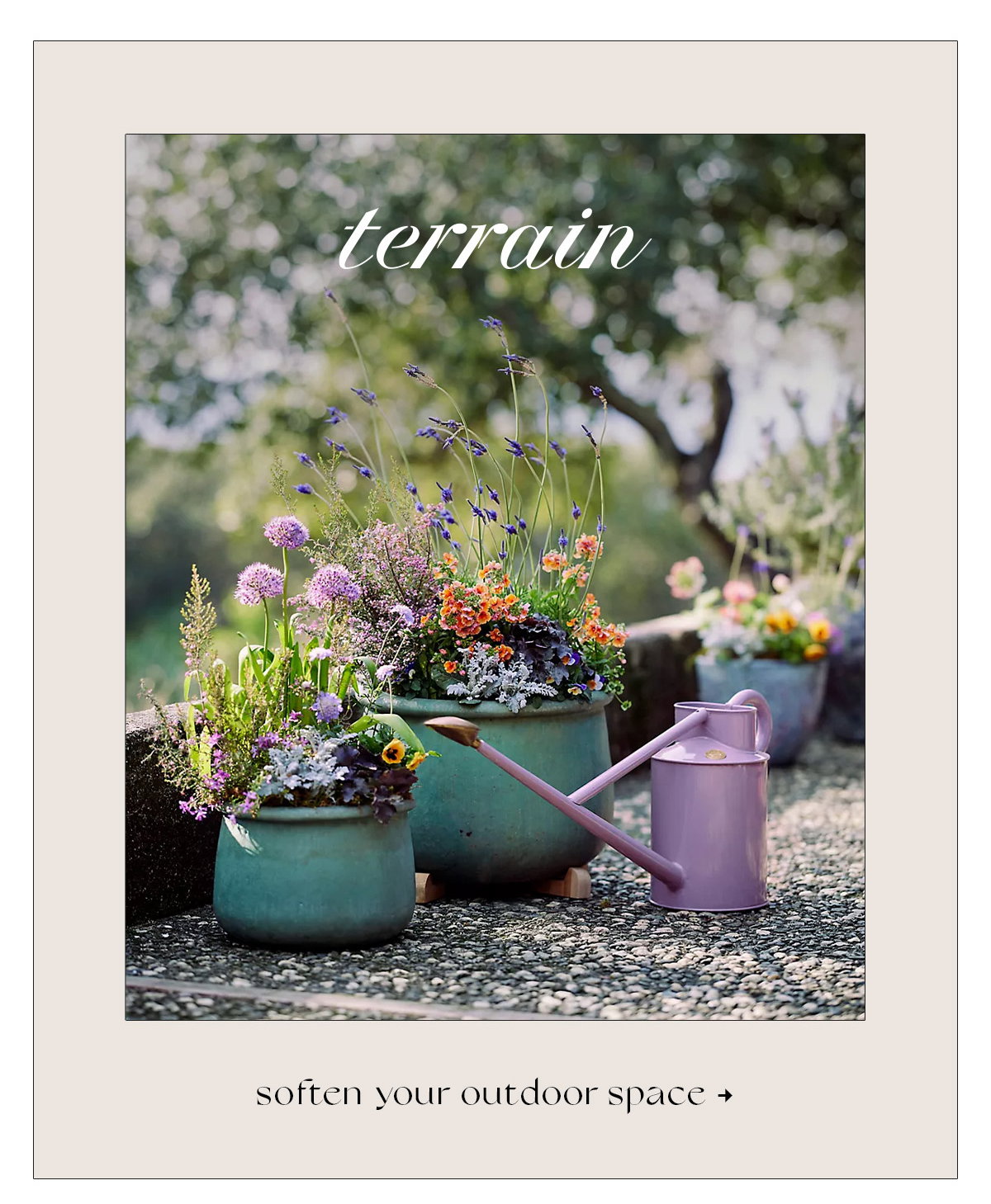 soften your outdoor space
