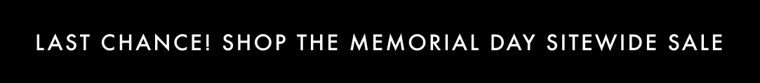 Last Chance Memorial Sale Banner 