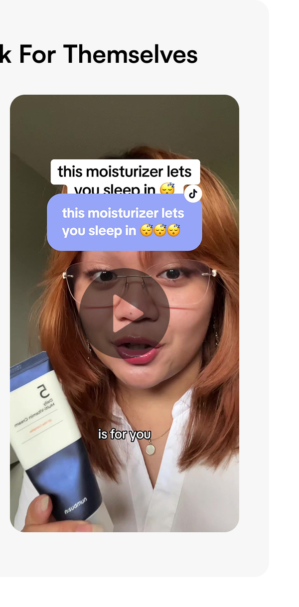Night owls 🤝 skincare minimalists - using the Numbuzin Multivitamin Cream